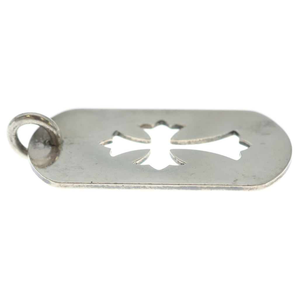 CHROME HEARTS(クロムハーツ) D TAG LRG CO CRS カットアウトクロスドッグタグ ラージ ペンダントトップ シルバー BCA239
