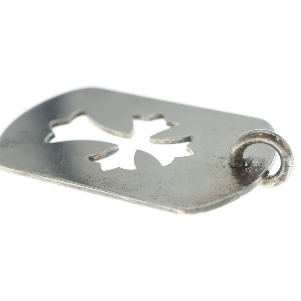 CHROME HEARTS(クロムハーツ) D TAG LRG CO CRS カットアウトクロスドッグタグ ラージ ペンダントトップ シルバー BCA239