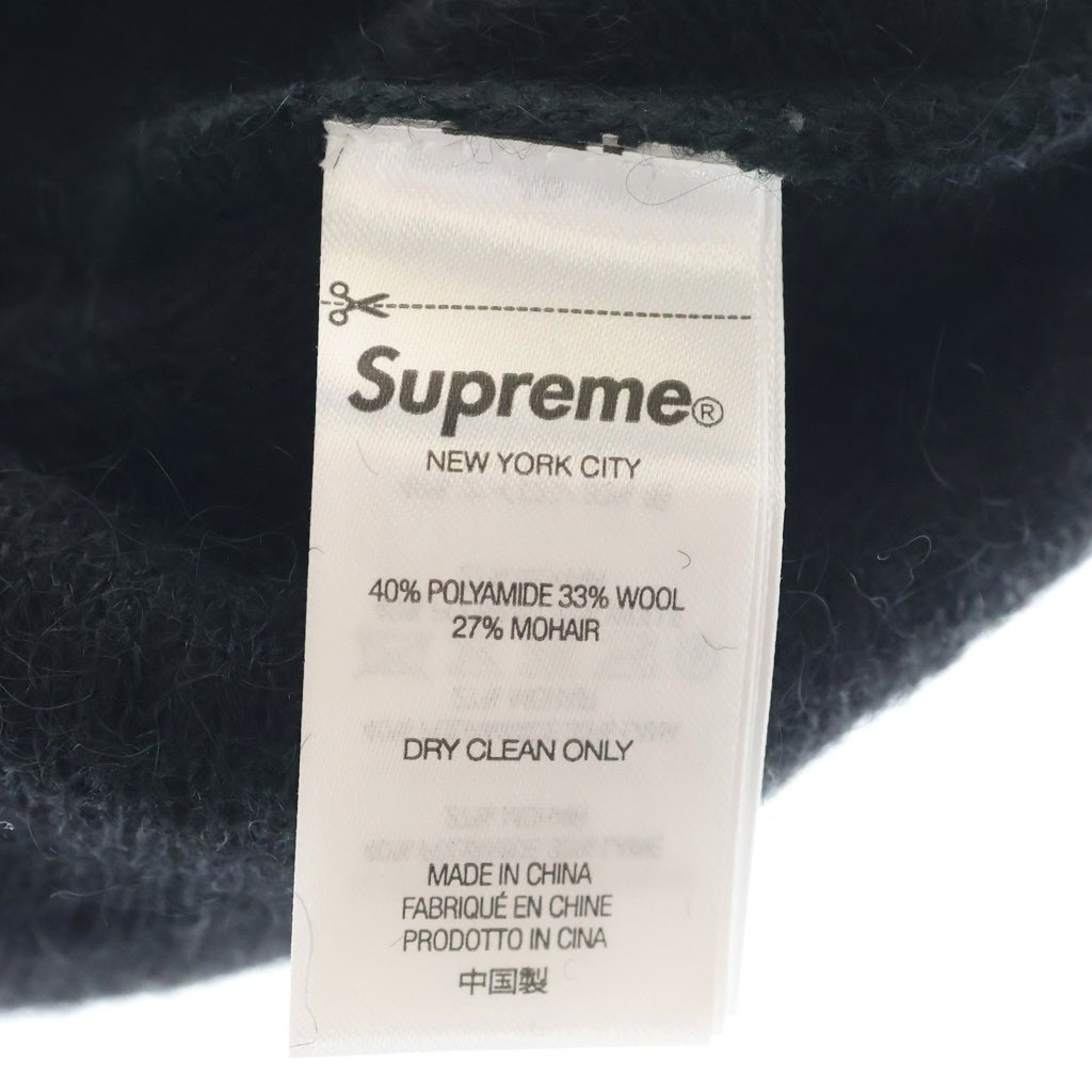 SUPREME(シュプリーム) 24AW Mohair Beanie モヘアビーニー ニット帽 ブラック