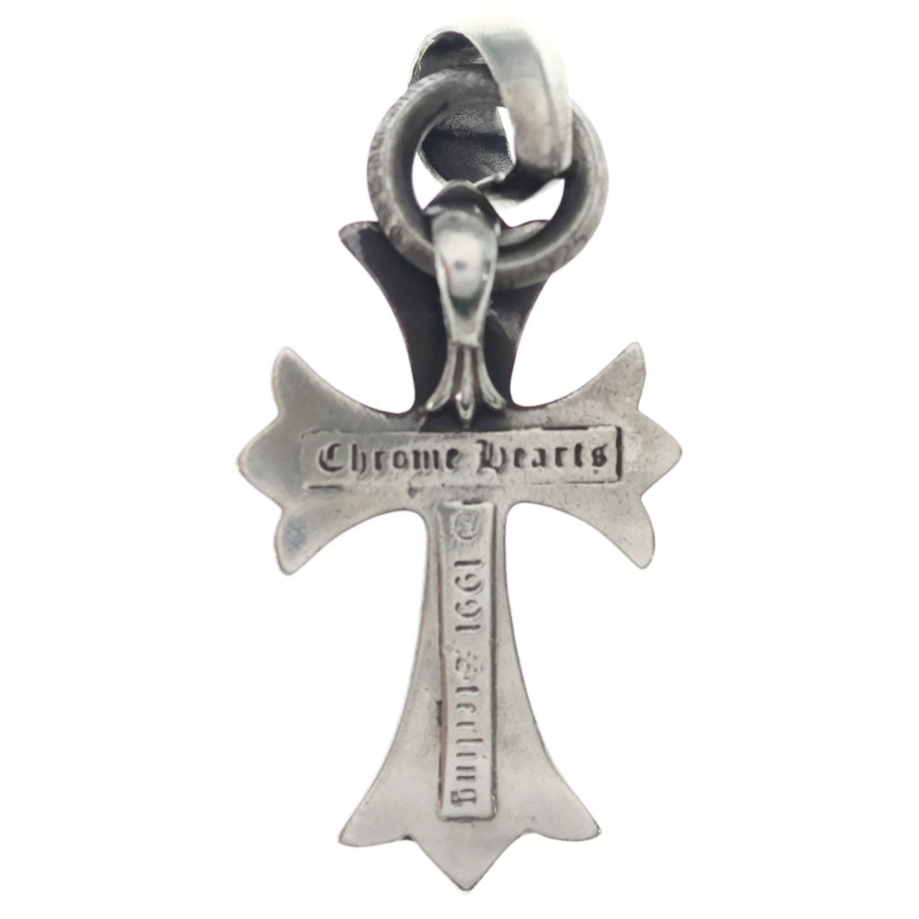 CHROME HEARTS(クロムハーツ) CH CRS SML W/BALE Wベイル スモールCHクロス ペンダントトップ シルバー