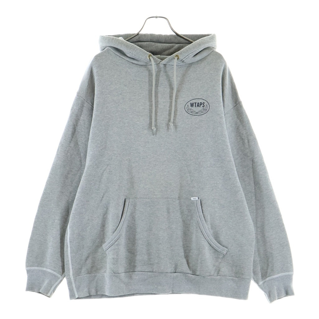 WTAPS(ダブルタップス) DSPLN 両面プリント プルオーバーパーカー フーディー グレー 212ATDT-CSM29