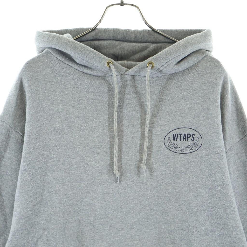 WTAPS(ダブルタップス) DSPLN 両面プリント プルオーバーパーカー フーディー グレー 212ATDT-CSM29
