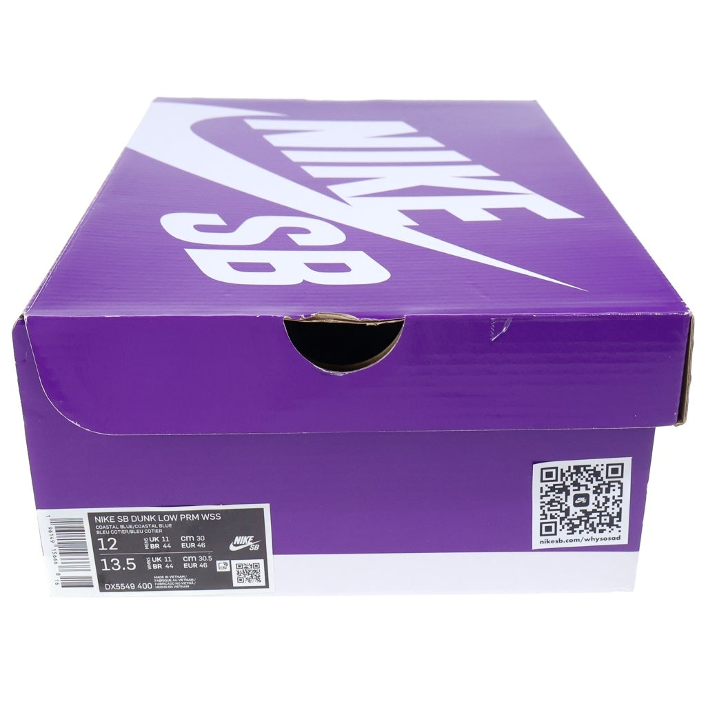 NIKE(ナイキ) ×WHY SO SAD DUNK LOW ワイ ソー サド ダンク ローカットスニーカー ブルー US12/30cm DX5549-400