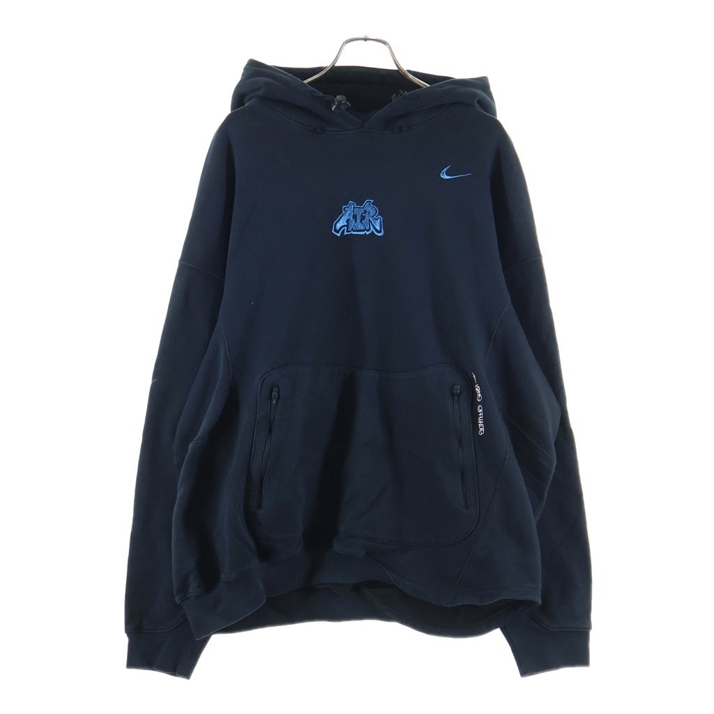 NIKE(ナイキ) ×OFF-WHITE ナイキ フリース フーディ スウェットプルオーバーパーカー ブラック DN1760-010