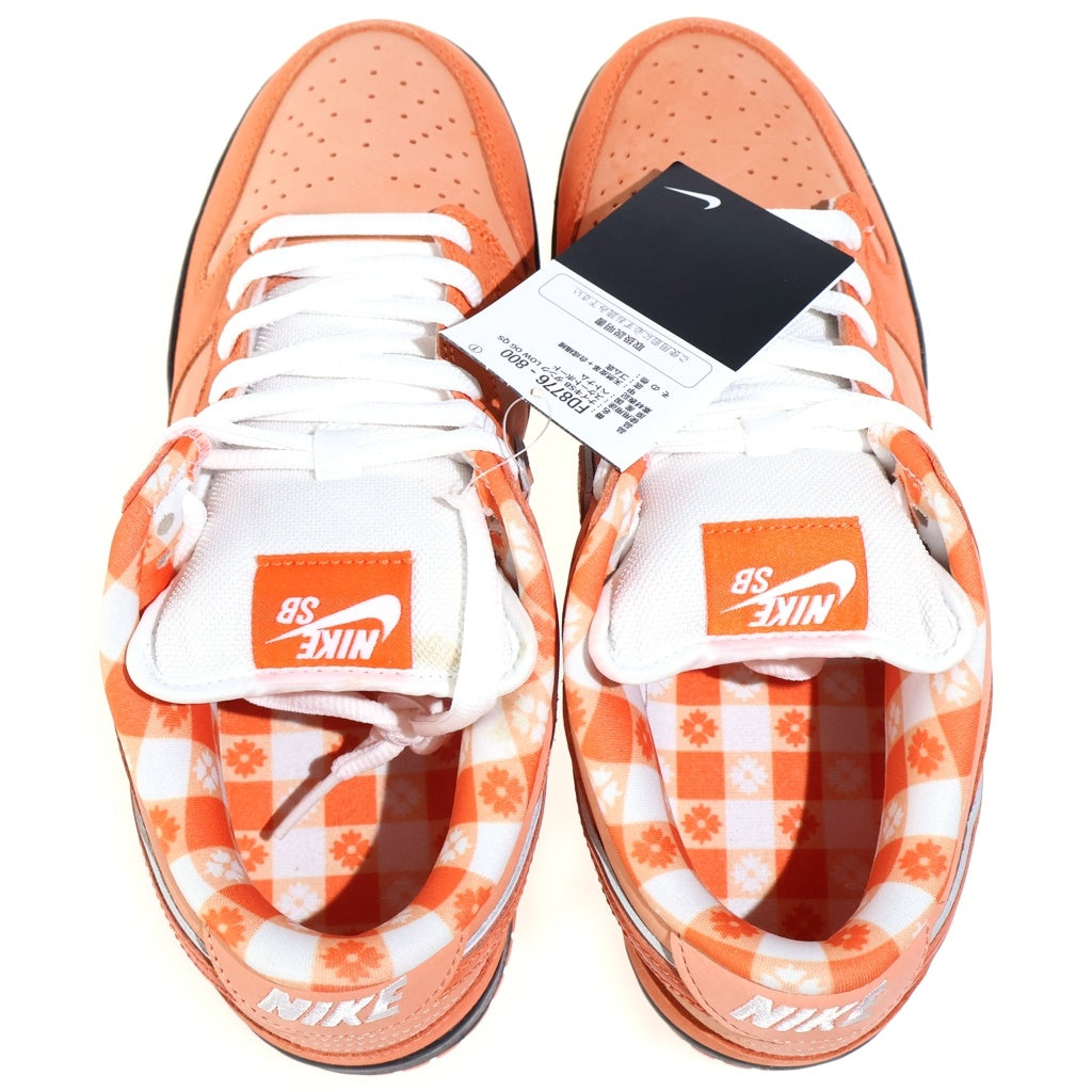 NIKE(ナイキ) ×CONCEPTS DUNK LOW SP ORANGE LOBSTER コンセプツ ダンク オレンジロブスター ローカットスニーカー オレンジ US9/27cm FD8776-800