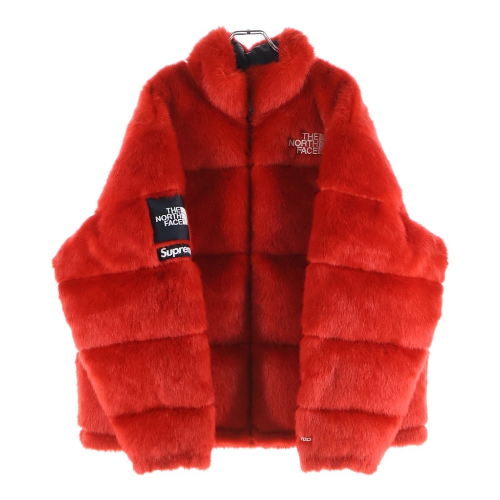 SUPREME(シュプリーム) 20AW ×THE NORTH FACE Faux Fur Nuptse Jacket ノースフェイス ファー ヌプシ ダウンジャケット レッド ND92001I