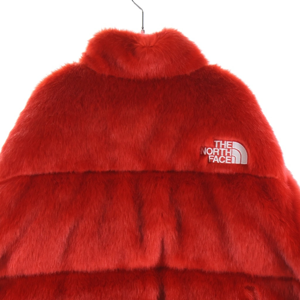 SUPREME(シュプリーム) 20AW ×THE NORTH FACE Faux Fur Nuptse Jacket ノースフェイス ファー ヌプシ ダウンジャケット レッド ND92001I