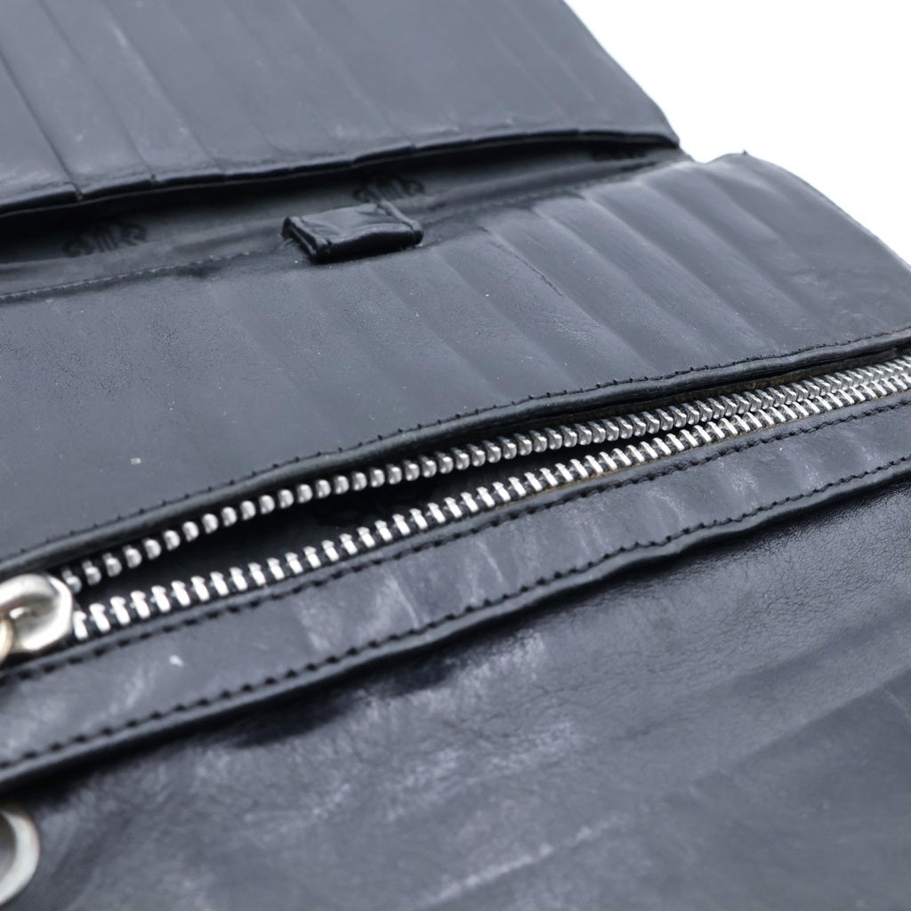 CHROME HEARTS(クロムハーツ) WAVE ウェーブ レザーウォレット 財布 ブラック