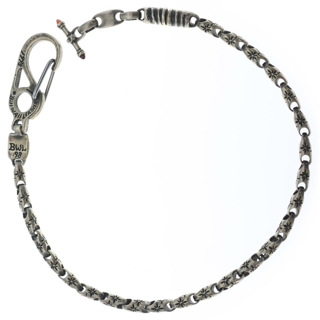 Bill Wall Leather/BWL(ビルウォールレザー) MID STAR LINK WALLET CHAIN ミッドスターリンクウォレットチェーン シルバー