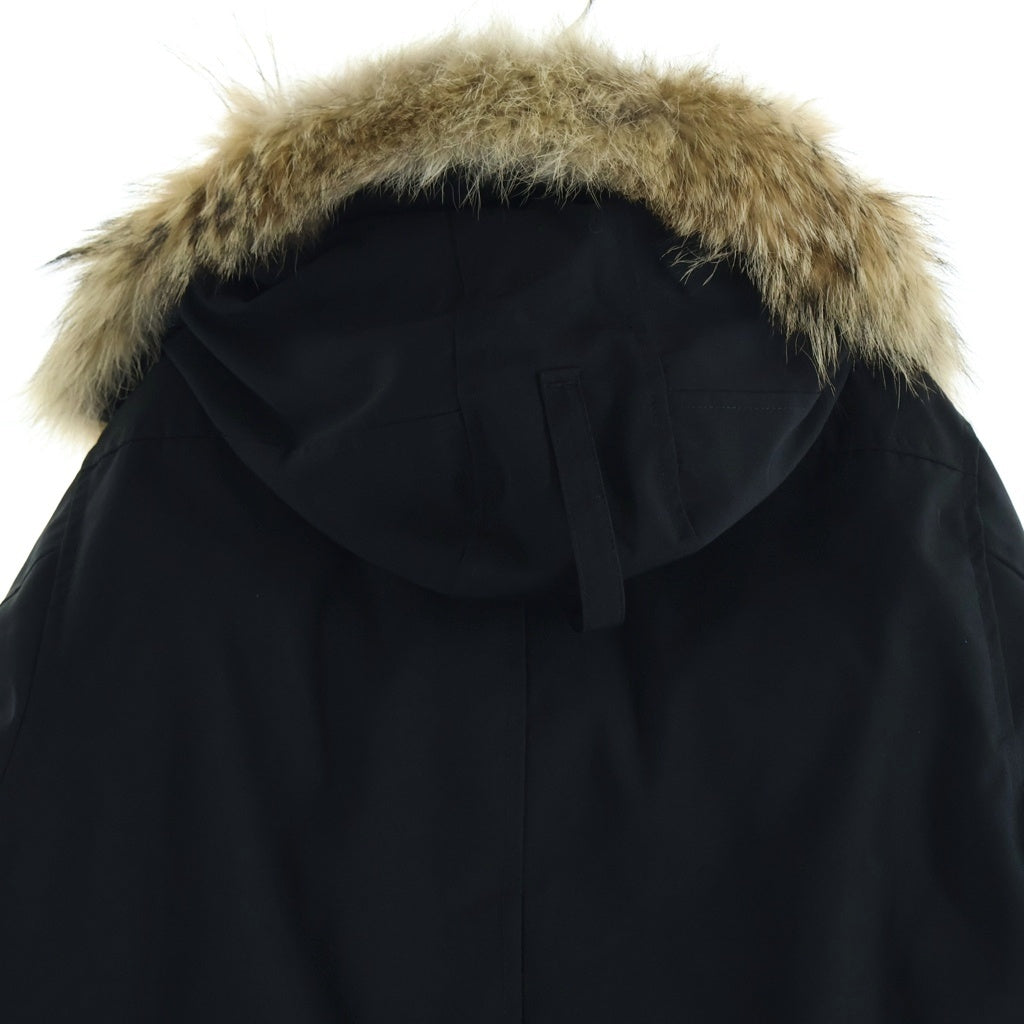 CANADA GOOSE(カナダグース) JASPER ジャスパー ファーフード付きジップアップナイロン ダウンジャケット ブラック 3438JM