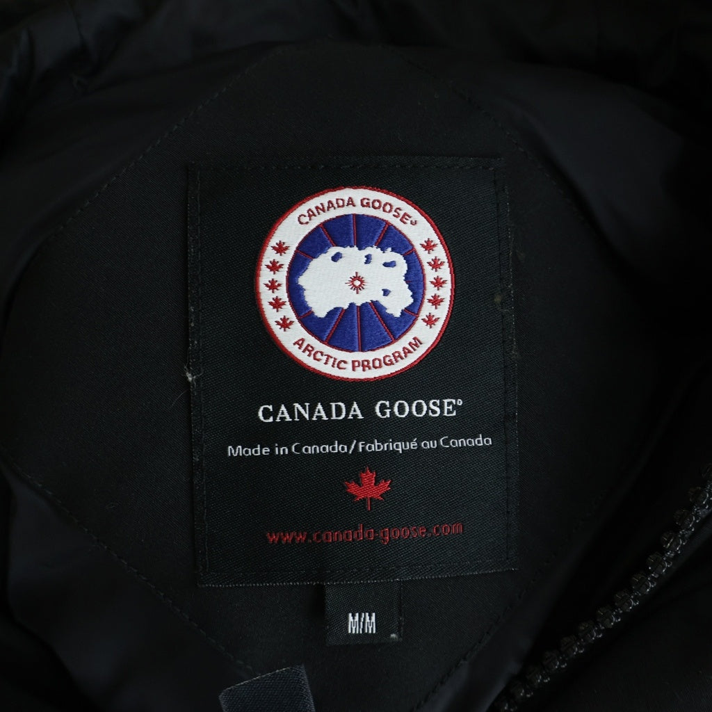 CANADA GOOSE(カナダグース) JASPER ジャスパー ファーフード付きジップアップナイロン ダウンジャケット ブラック 3438JM
