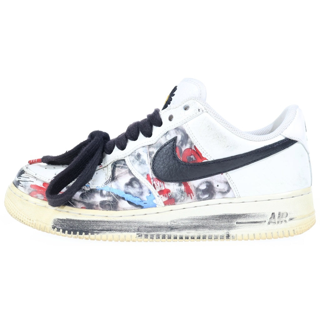 NIKE(ナイキ) ×PEACEMINUSONE AIR FORCE1 07 PARANOISE ピースマイナスワン エアフォース1 パラノイズ ローカットスニーカー ホワイト US10/28cm DD3223-100