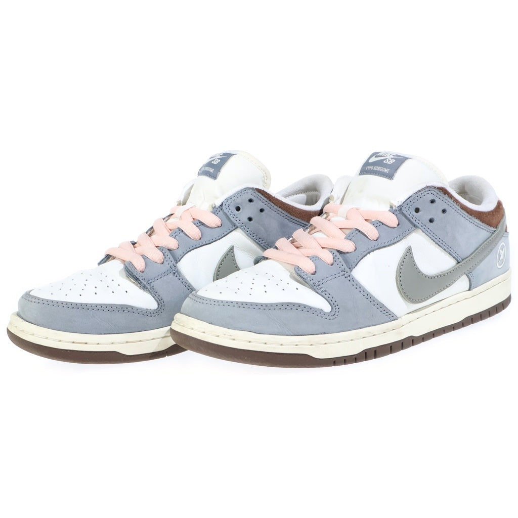 NIKE(ナイキ) ×YUTO HORIGOME DUNK LOW PRO QS 堀米雄斗 ダンク プロ クイックストライク ローカットスニーカー ホワイト/グレー US10/28cm FQ1180-001