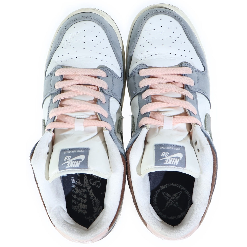 NIKE(ナイキ) ×YUTO HORIGOME DUNK LOW PRO QS 堀米雄斗 ダンク プロ クイックストライク ローカットスニーカー ホワイト/グレー US10/28cm FQ1180-001