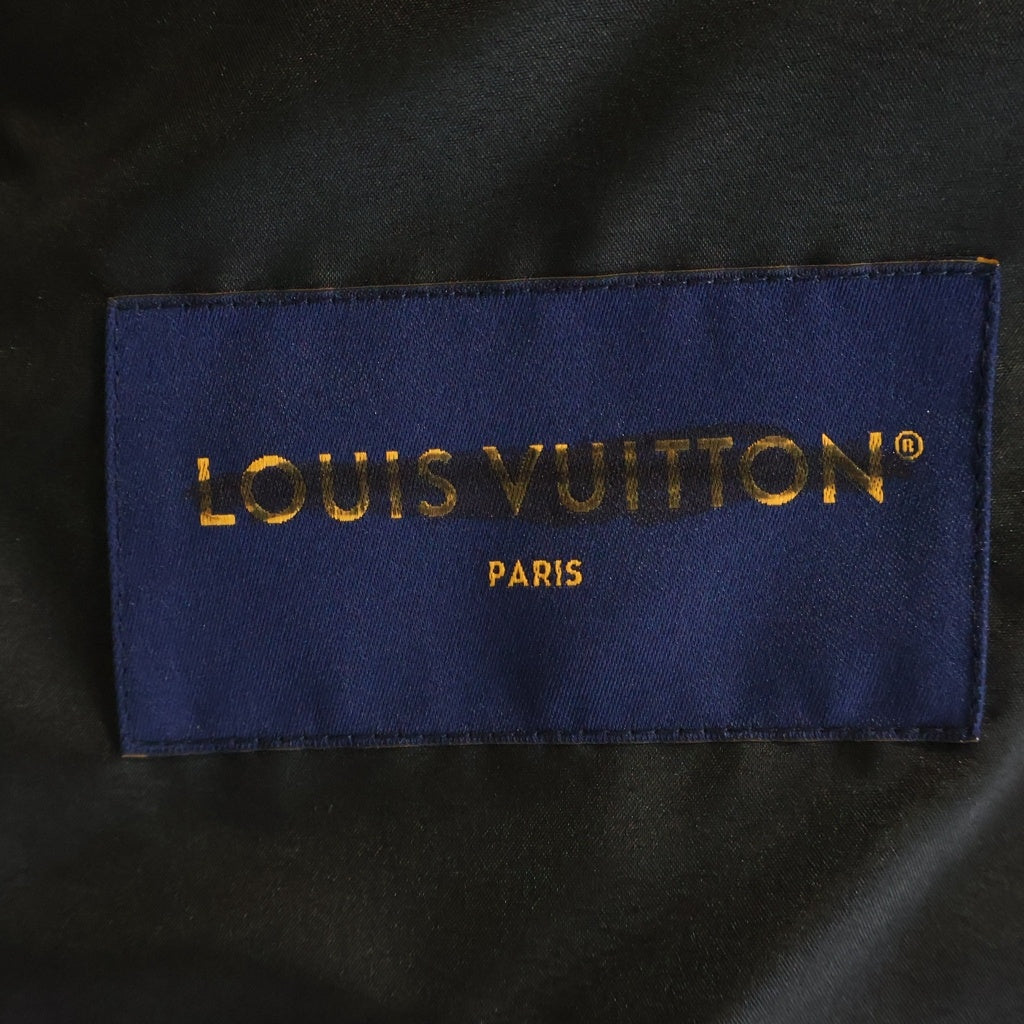 LOUIS VUITTON(ルイヴィトン) 24AW ターコイズボタン キルテッドオーバーシャツ ジャケット ブラック RM242M LKK HRB63E