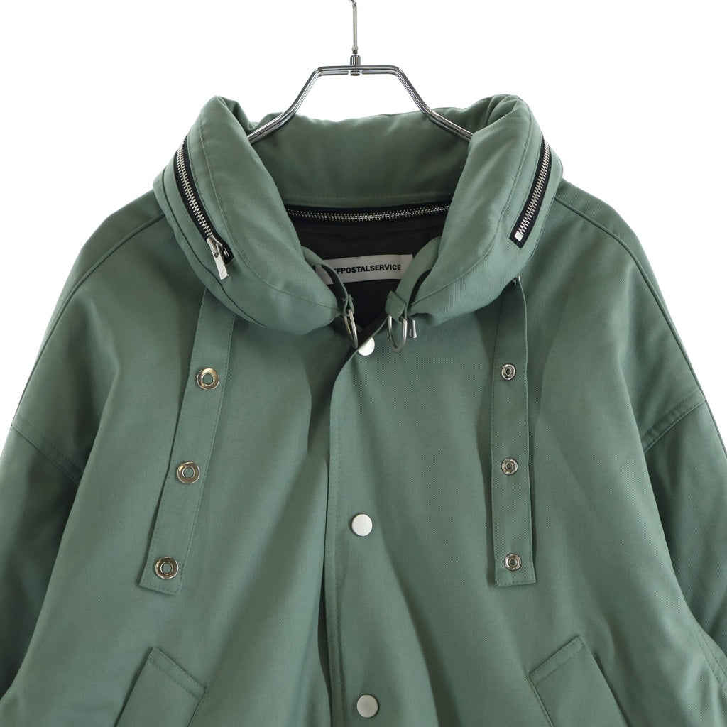 FFFPOSTALSERVICE(トリプルエフポスタルサービス) 25SS Reia Hooded Parachute Jacket レイアフードパラシュートジャケット カーキ FFFPSSS2508