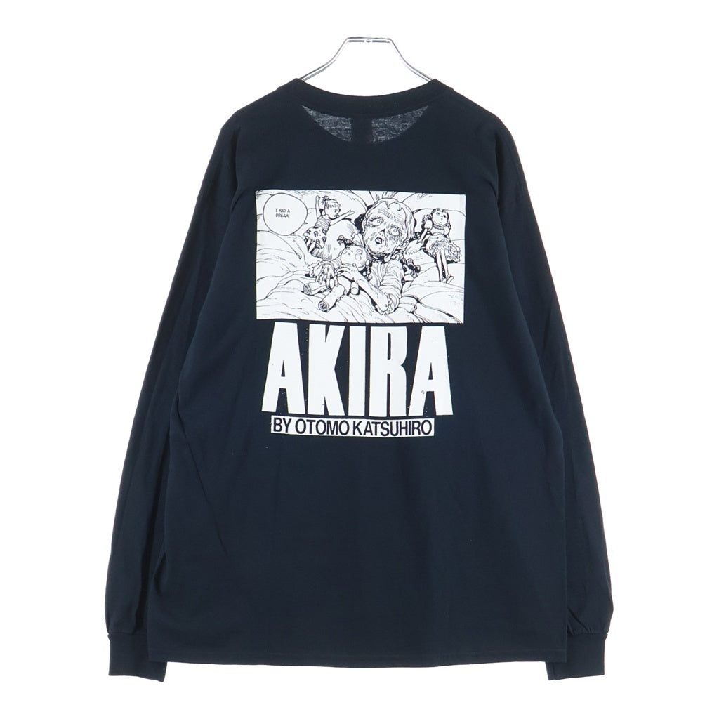 BRAIN-DEAD(ブレインデッド) ×AKIRA RAT BRAIN 両面プリント 長袖Tシャツ カットソー ブラック