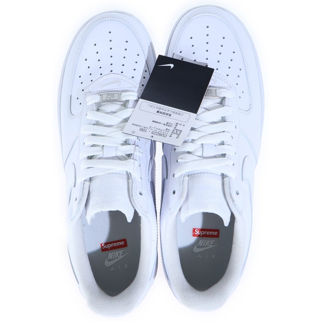 NIKE(ナイキ) ×SUPREME AIR FORCE 1 LOW シュプリーム エアフォース1 ローカットスニーカー ホワイト US9.5/27.5cm CU9225-100