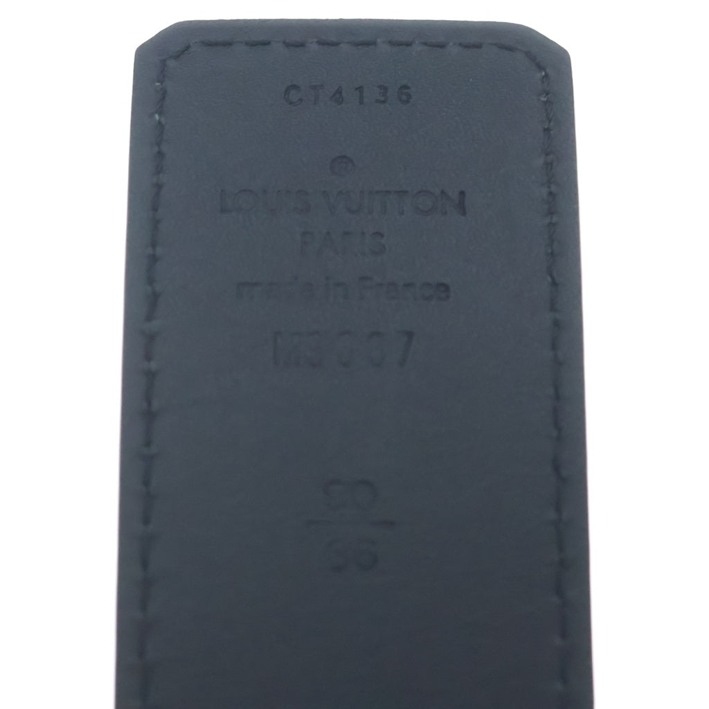 LOUIS VUITTON(ルイヴィトン) サンチュール LVイニシャル ベルト 90/36 ブラック M9887