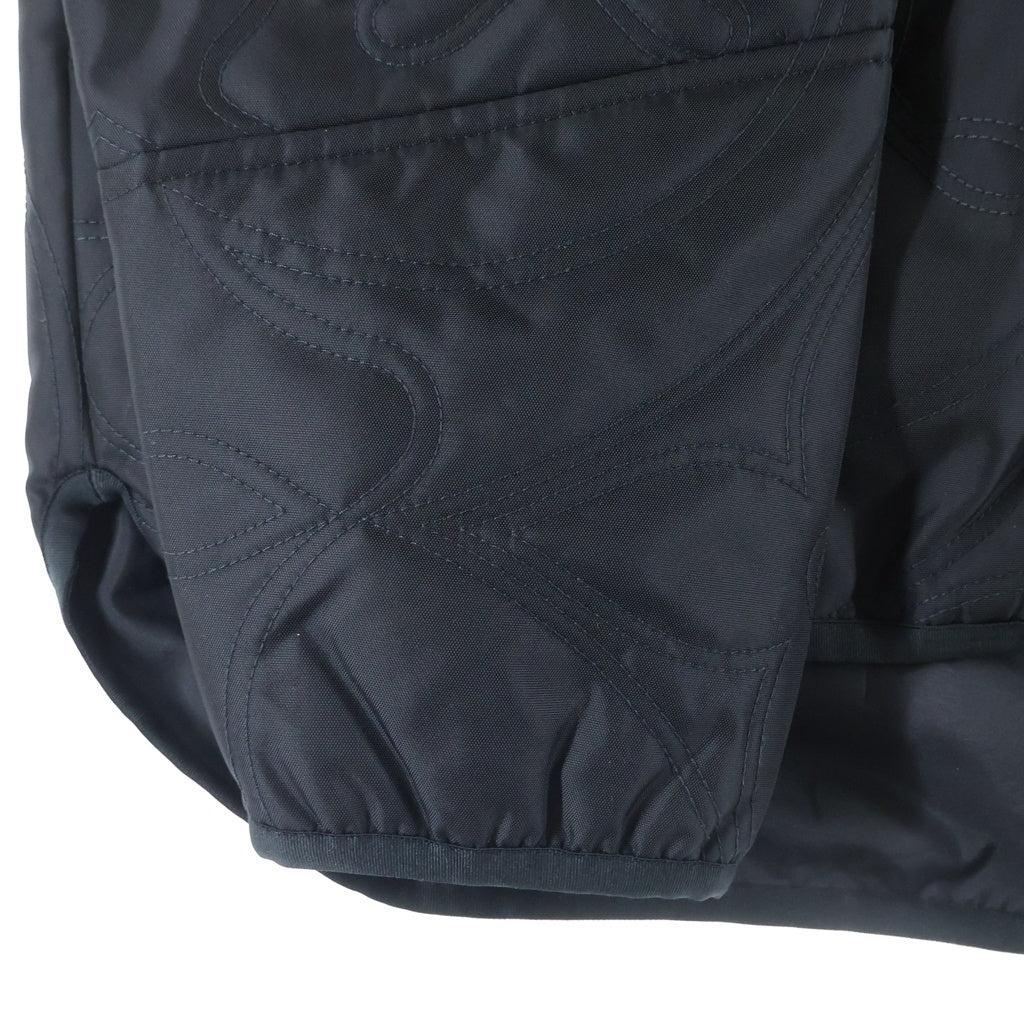 LOUIS VUITTON(ルイヴィトン) 24AW ターコイズボタン キルテッドオーバーシャツ ジャケット ブラック RM242M LKK HRB63E
