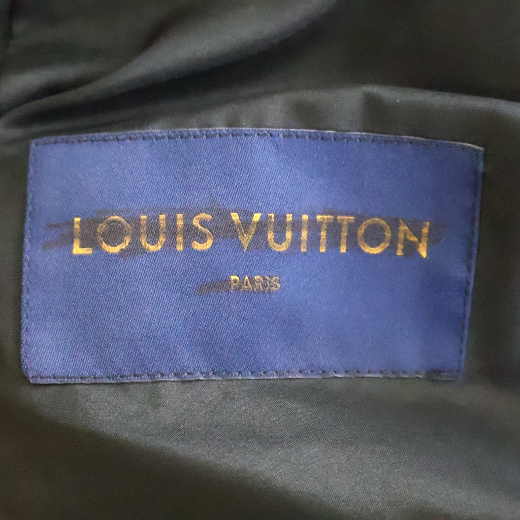 LOUIS VUITTON(ルイヴィトン) 24AW ターコイズボタン キルテッドオーバーシャツ ジャケット ブラック RM242M LKK HRB63E