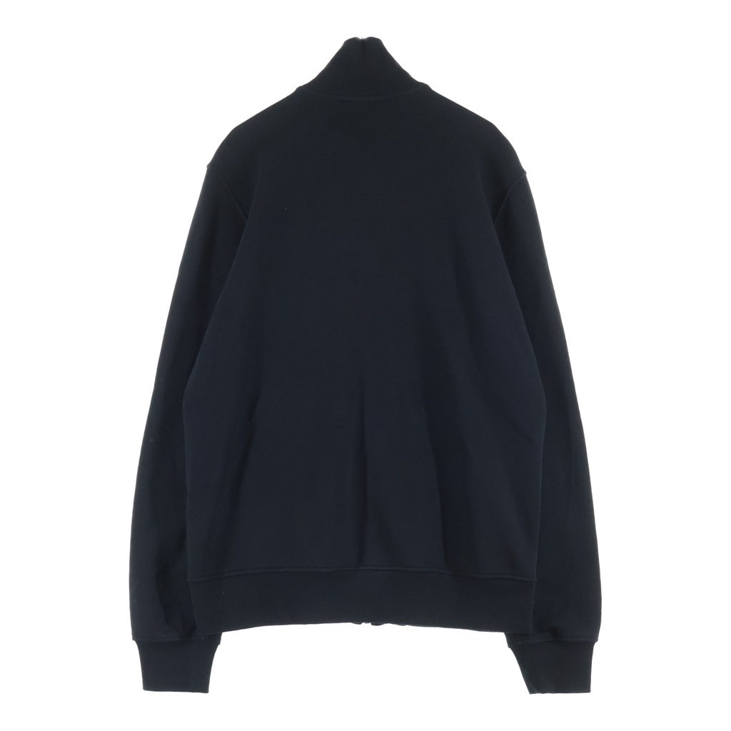 DIESEL(ディーゼル) S-GINNI-ZIP-OD エス ジンニ ジップ オーディー ロゴパッチ コットン ジップアップブルゾン ジャージ ブラック