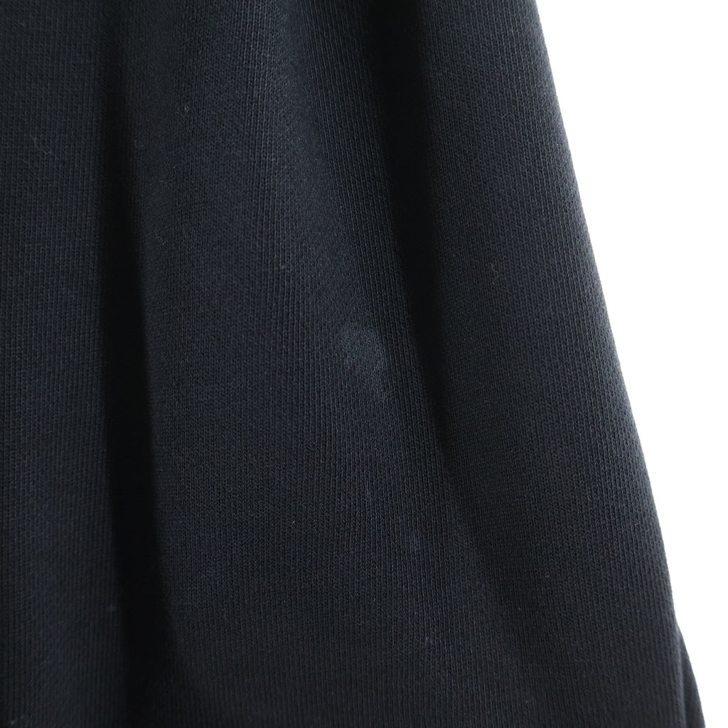 DIESEL(ディーゼル) S-GINNI-ZIP-OD エス ジンニ ジップ オーディー ロゴパッチ コットン ジップアップブルゾン ジャージ ブラック