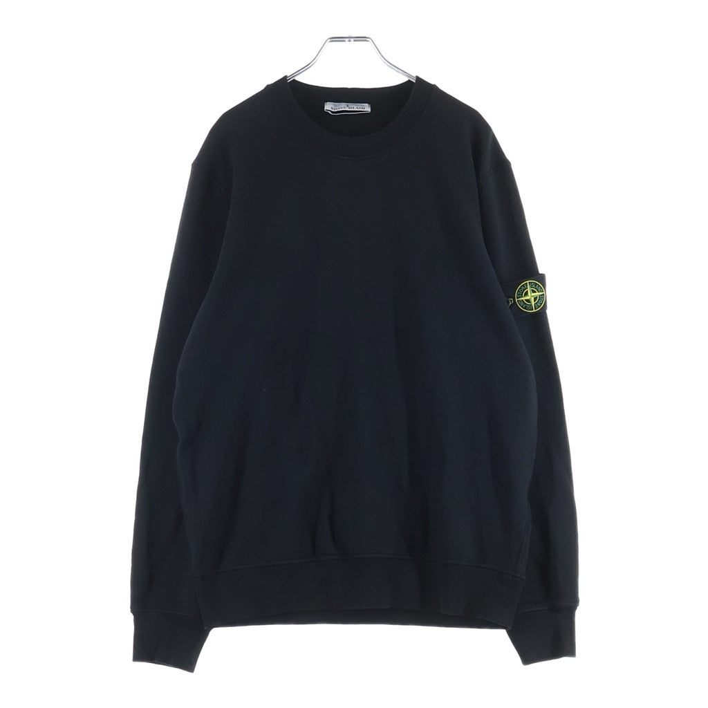 STONE ISLAND(ストーンアイランド) Crew Neck Sweatshirt ロゴワッペン クルーネック スウェット トレーナー ブラック L2S156100060S0051