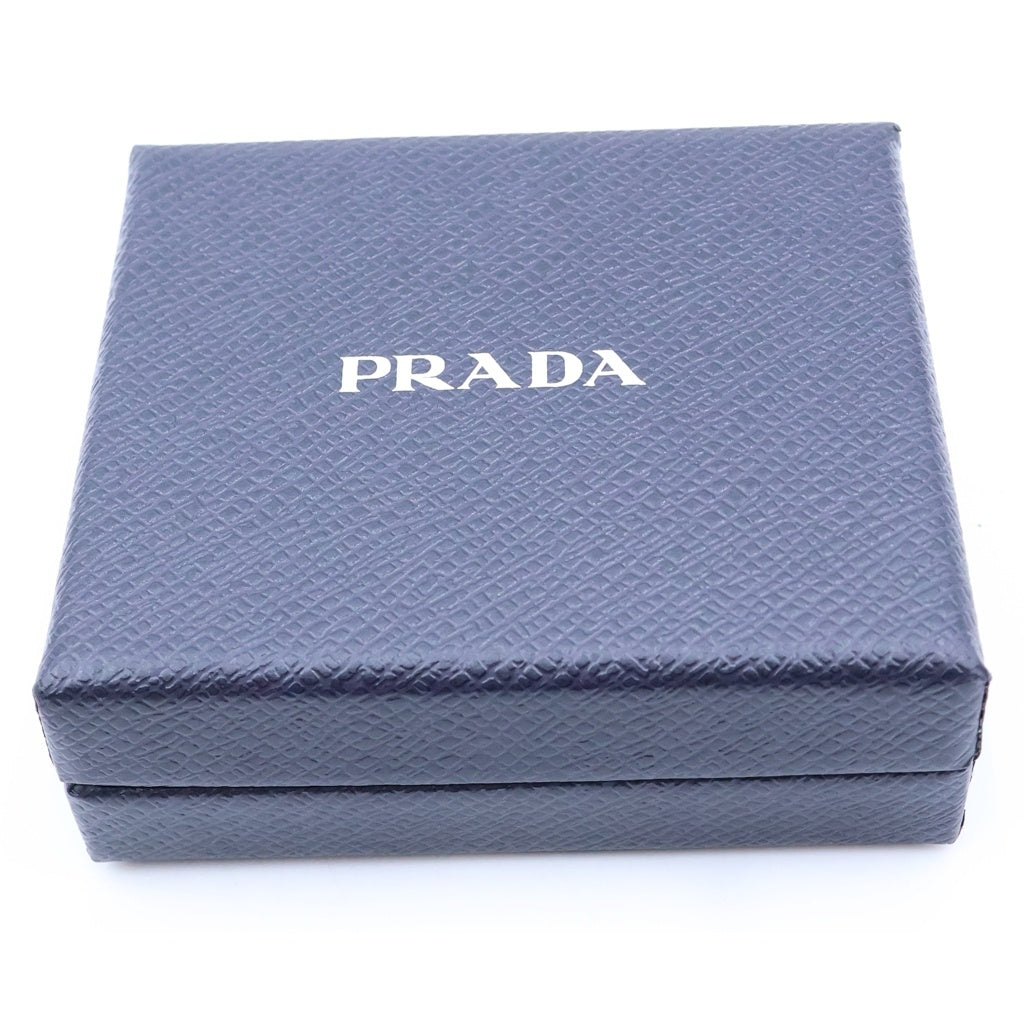 PRADA(プラダ) トライアングルロゴプレート サフィアーノレザー コインケース ブラック 2MM935