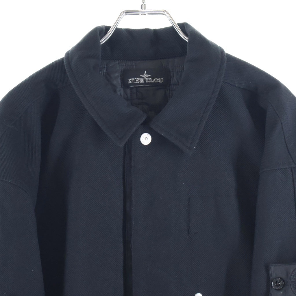 STONE ISLAND(ストーンアイランド) WAPPEN SHADOW PROJECT COACH JACKET ワッペンシャドウプロジェクトコーチジャケット ブラック 771910515