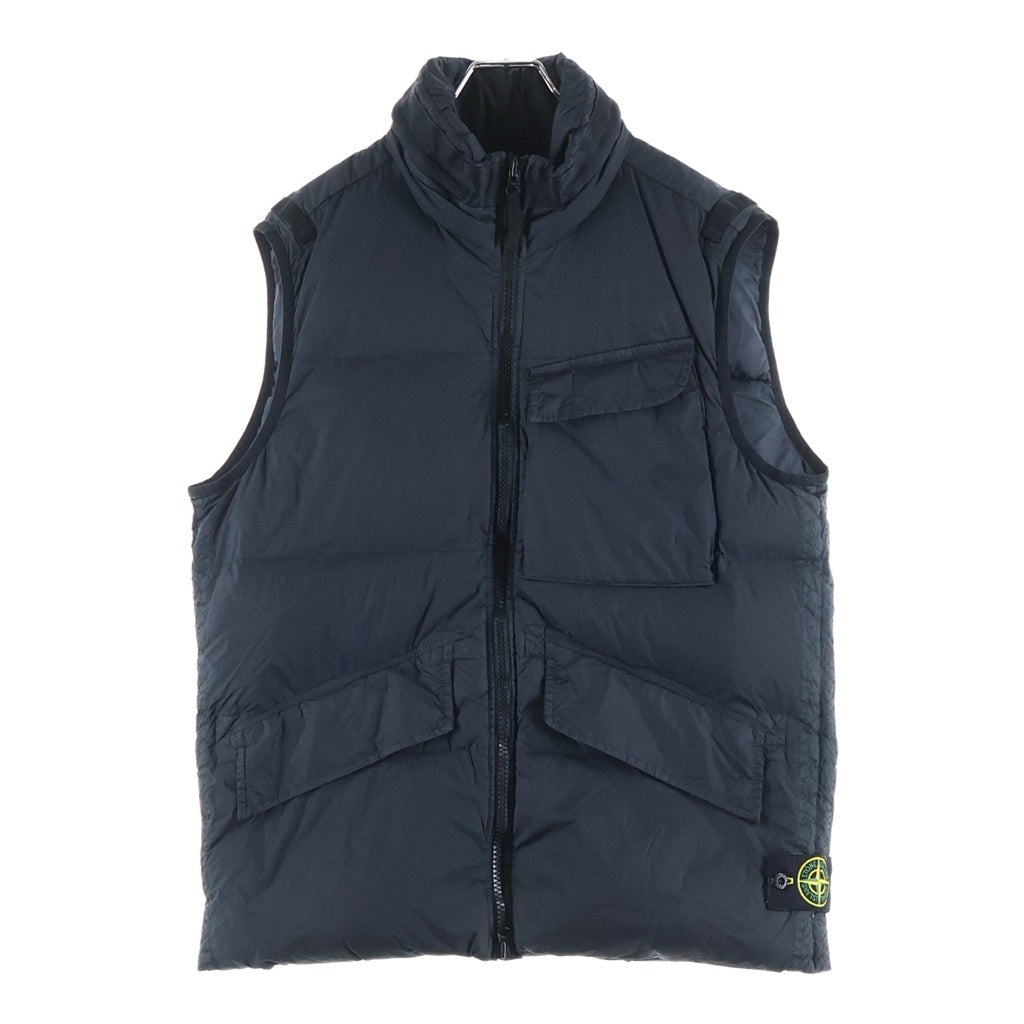 STONE ISLAND(ストーンアイランド) 22AW GARMENT DYED CRINKLE REPS DOWN ガーメントダイ クリンクル レップ R-NY ダウンジャケット ブラック 7715G0123