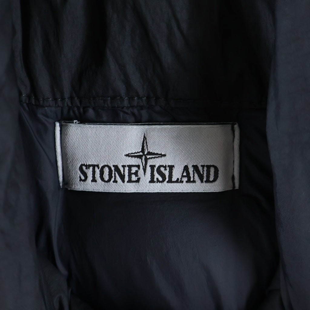 STONE ISLAND(ストーンアイランド) 22AW GARMENT DYED CRINKLE REPS DOWN ガーメントダイ クリンクル レップ R-NY ダウンジャケット ブラック 7715G0123