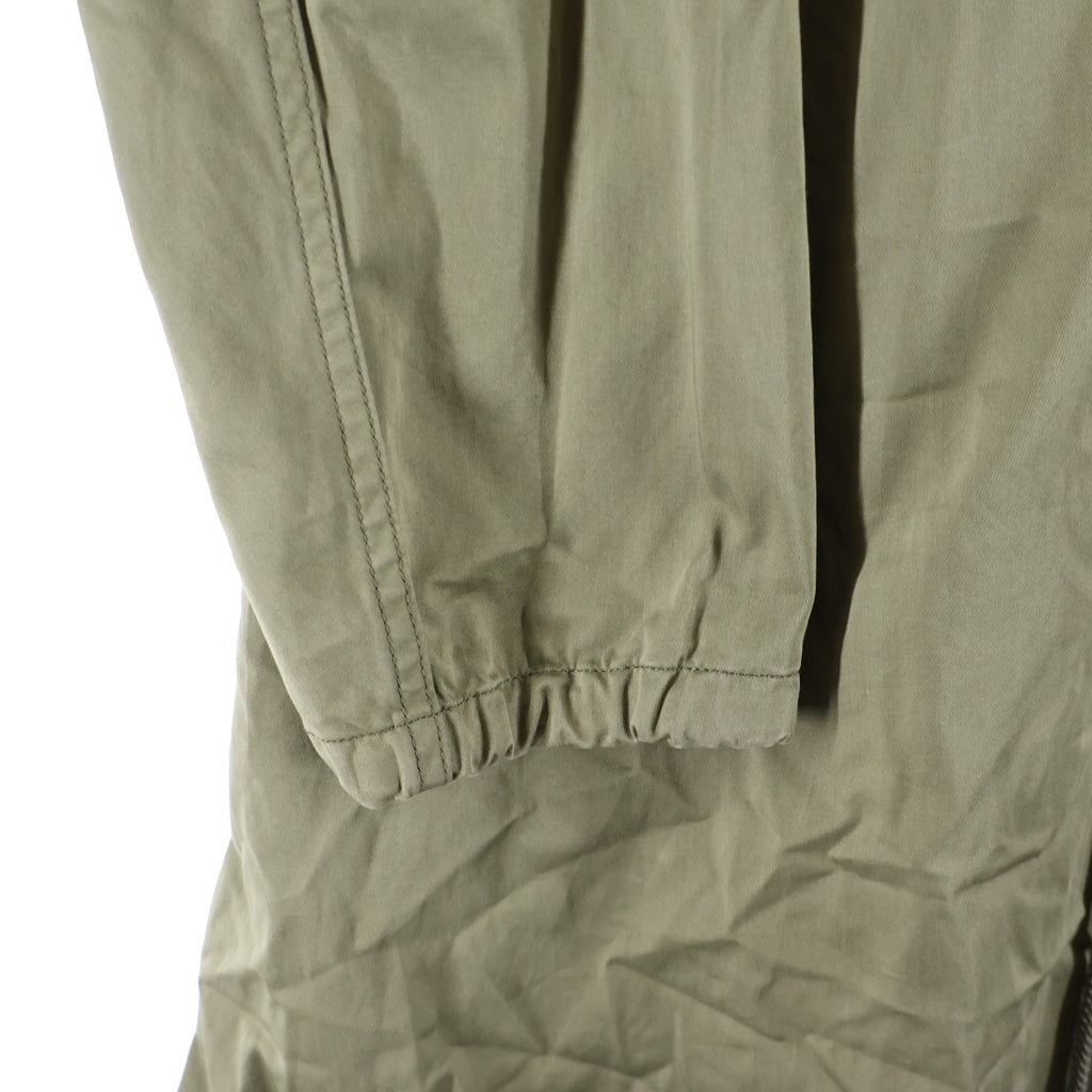 MM6 Maison Margiela(エムエムシックスメゾンマルジェラ) 17SS Long Flared Hooded Parka パーカー ロングコート グリーン S52AH0004 S47300 レディース