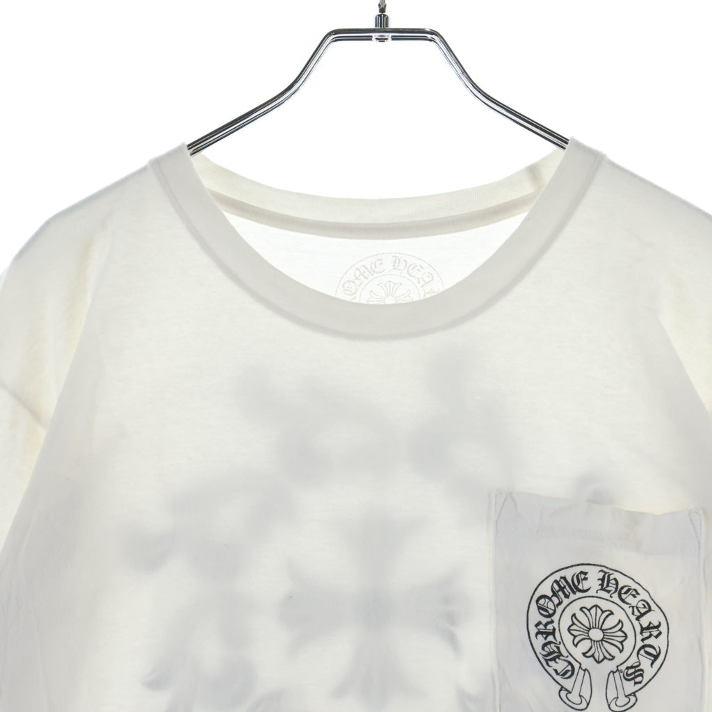 CHROME HEARTS(クロムハーツ) HONOLULU CH PLS S/S T-SHIRT ホノルル限定 バッグCHプラスプリント 半袖Tシャツ カットソー ホワイト