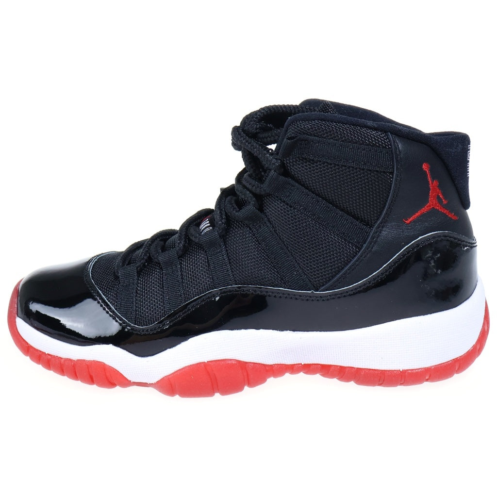 NIKE(ナイキ) GS AIR JORDAN 11 RETRO BRED ジーエス エアジョーダン11 レトロ ブレッド ハイカットスニーカー ブラック/レッド US6Y/24cm レディース 378038-061