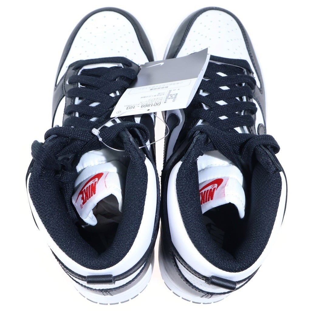 NIKE(ナイキ) WMNS DUNK HIGH BLACK AND WHITE ウィメンズ ダンク ハイ ブラックアンドホワイト ハイカットスニーカー ブラック/ホワイト US7.5/24.5cm レディース DD1869-103