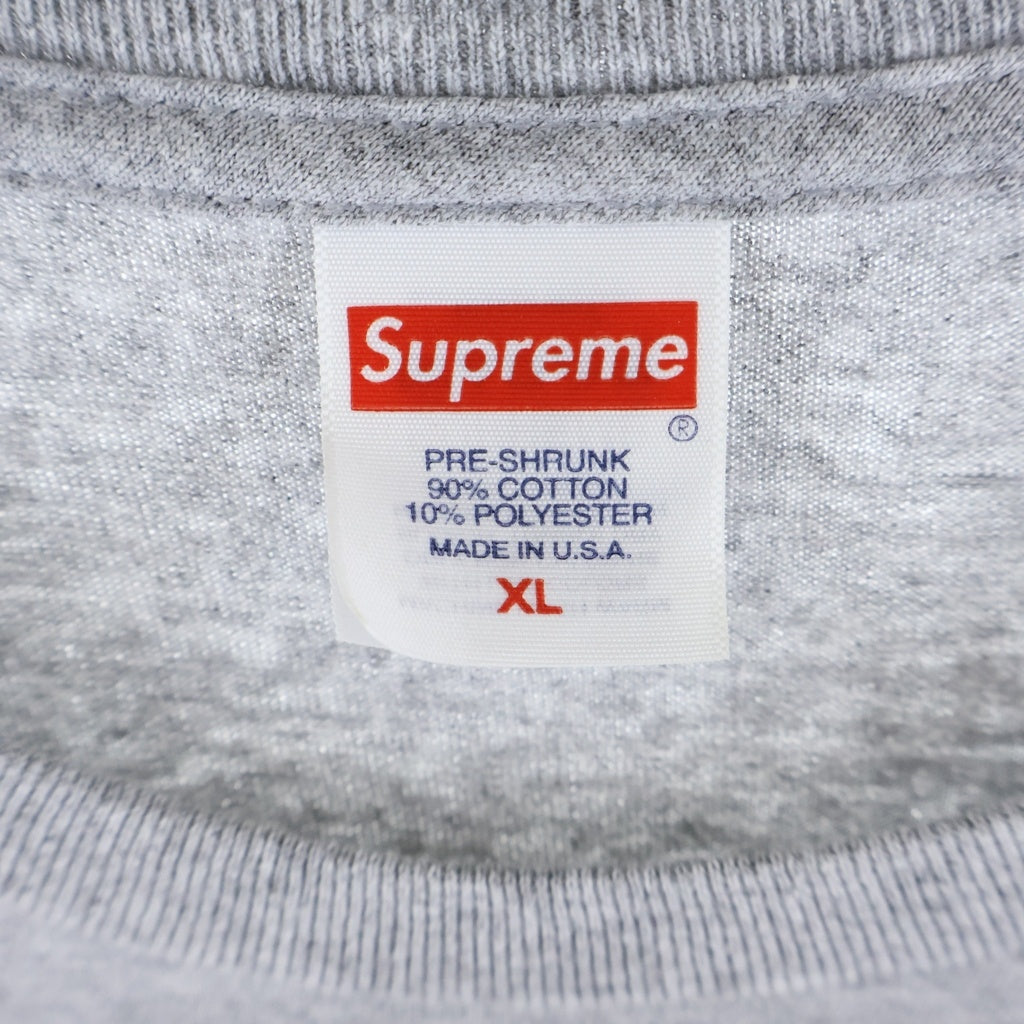 SUPREME(シュプリーム) 23SS Arabic Logo Tee アラビックロゴ フロントプリント半袖Tシャツ カットソー グレー