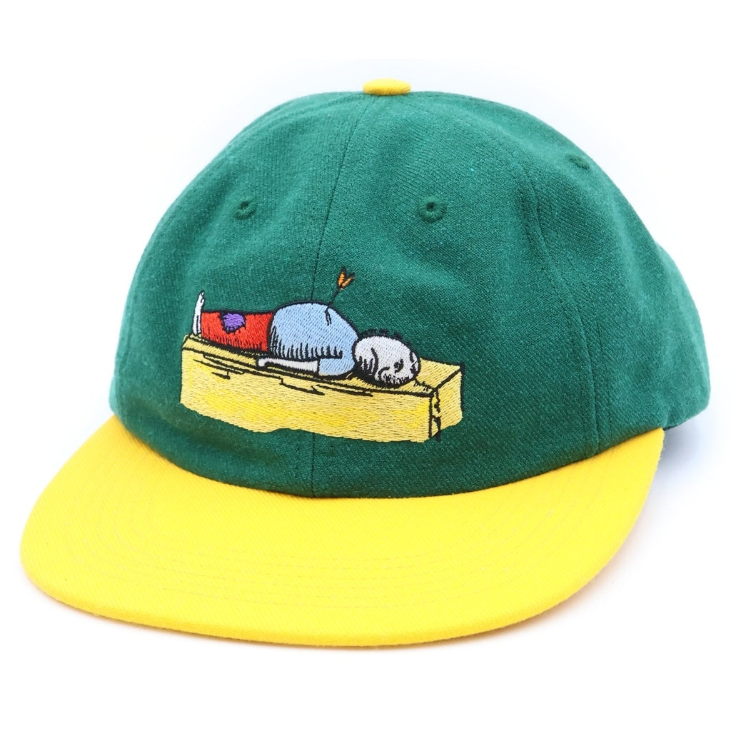 SUPREME(シュプリーム) 23AW Neil Blender Arrow 6-Panel ニール・ブレンダー アロー 6パネル ベースボールキャップ グリーン/イエロー