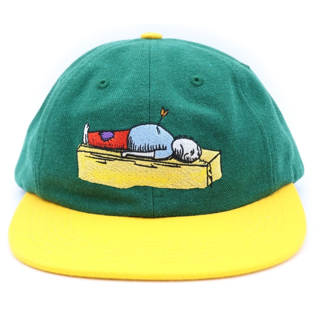 SUPREME(シュプリーム) 23AW Neil Blender Arrow 6-Panel ニール・ブレンダー アロー 6パネル ベースボールキャップ グリーン/イエロー