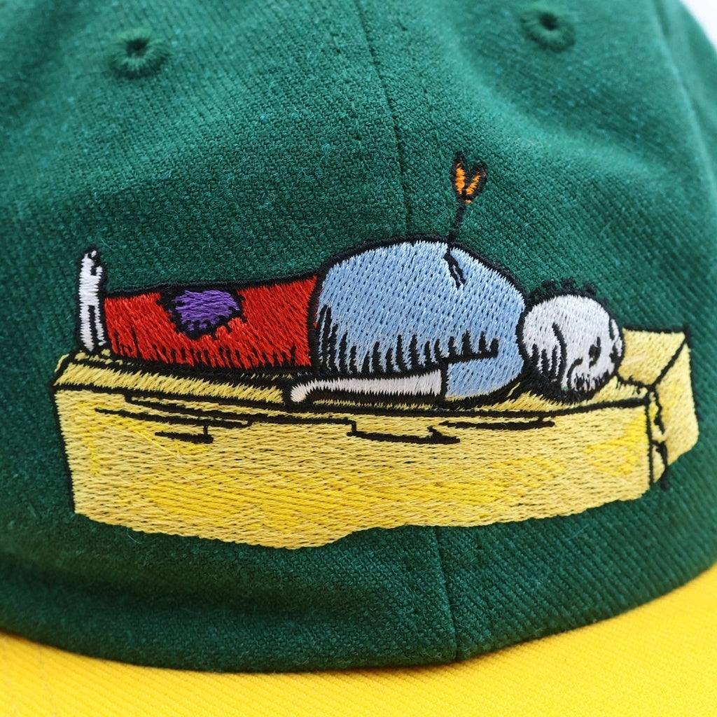 SUPREME(シュプリーム) 23AW Neil Blender Arrow 6-Panel ニール・ブレンダー アロー 6パネル ベースボールキャップ グリーン/イエロー