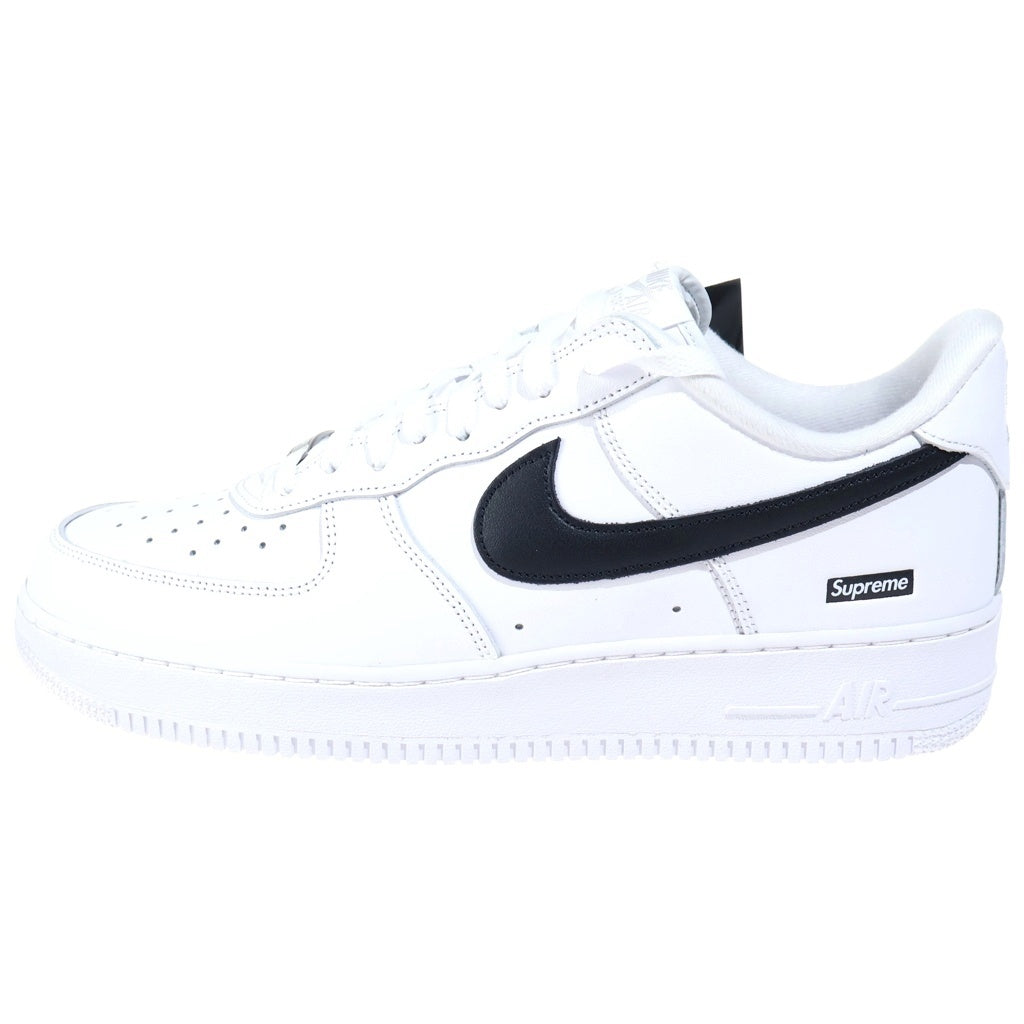NIKE(ナイキ) ×SUPREME AIR FORCE 1 LOW WHITE BLACK シュプリーム エアフォース ブラック ローカットスニーカー ホワイト/ブラック US11/29cm CU9225-102