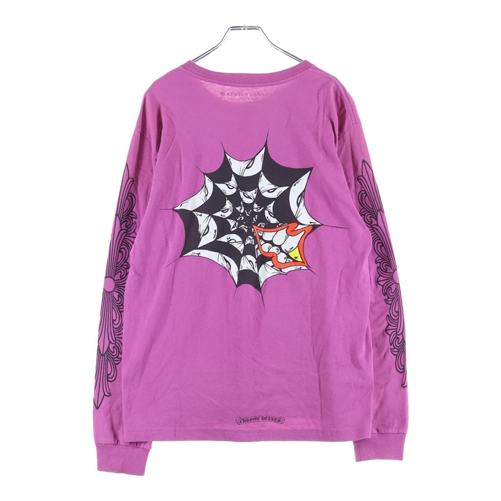 CHROME HEARTS(クロムハーツ) 21SS ×MATTY BOY PPO PHYSM L/S T-Shirt マッティボーイ フィズム 両面プリント 長袖Tシャツ カットソー パープル