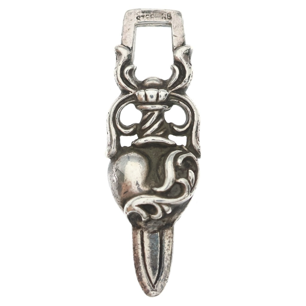 CHROME HEARTS(クロムハーツ) DAGGER HEART ダガーハート ペンダントトップ シルバー BCA243