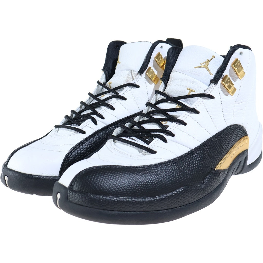 NIKE(ナイキ) AIR JORDAN 12 ROYALTY エアジョーダン12 ロイヤリティ ハイカットスニーカー US9/27cm ホワイト/ブラック CT8013-170