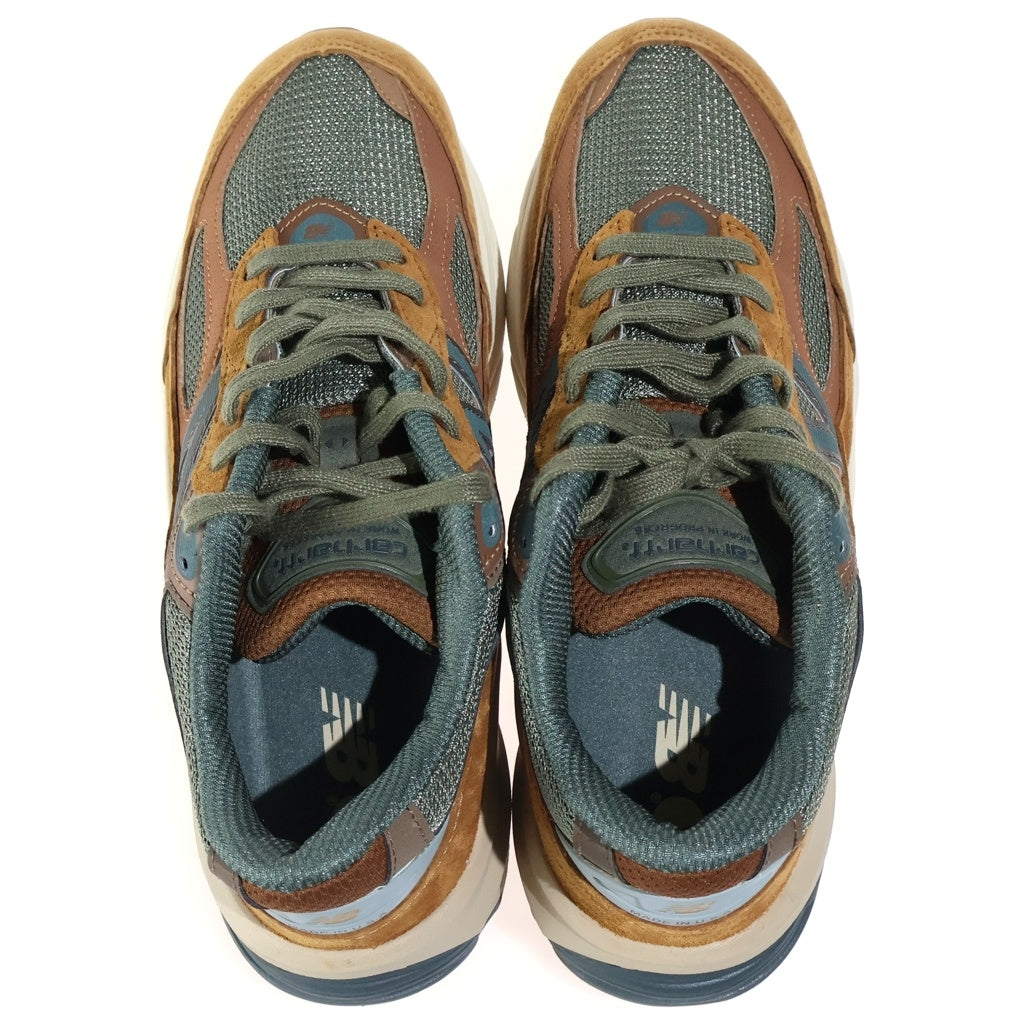 New Balance(ニューバランス) ×Carhartt WIP Workwear カーハートウィップ 990V6 ワークウェア スエードレザー ローカットスニーカー ブラウン US8/26cm M990CH6