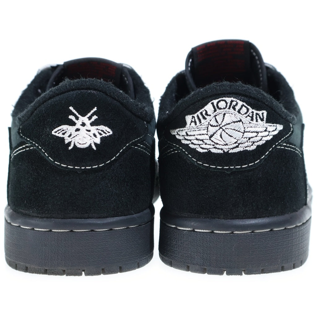 NIKE(ナイキ) ×TRAVIS SCOTT AIR JORDAN1 LOW OG SP トラヴィススコット エアジョーダン1 ブラックファントム ローカットスニーカー ブラック US7.5/25.5cm DM7866-001