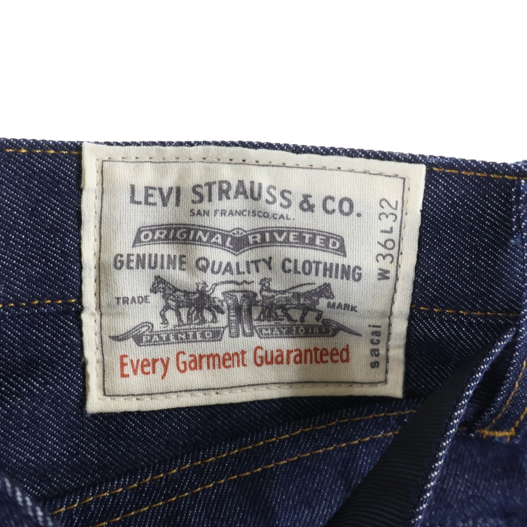 ス*ー様 sacai × Levi’s 25SS Denim Pants サイズ Sacai(サカイ) 25SS ×LEVI'S リーバイス ジッパーフライ ウルトラ