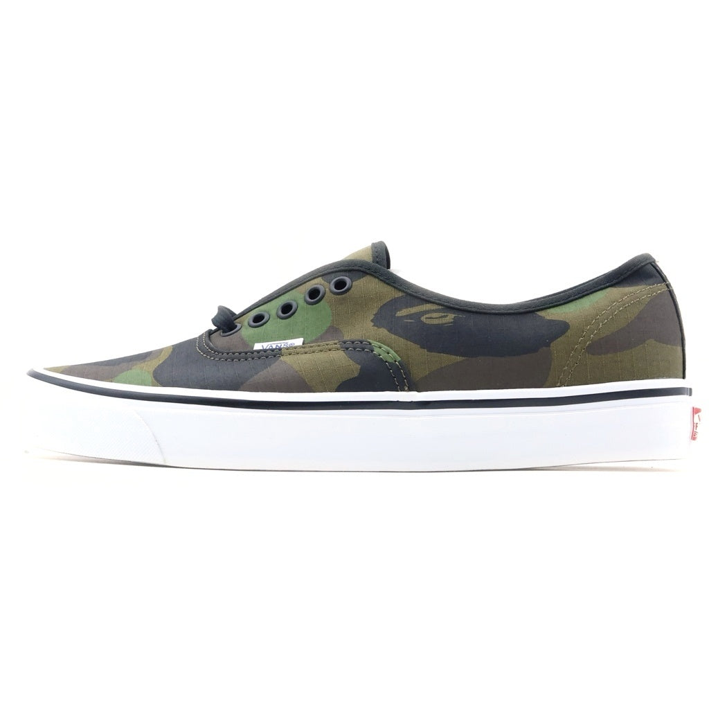 VANS(ヴァンズ) ×アベイシングエイプ オーセンティック44 ファーストカモ キャンバス ローカットスニーカー US11/29cm VN0A38EN7BC