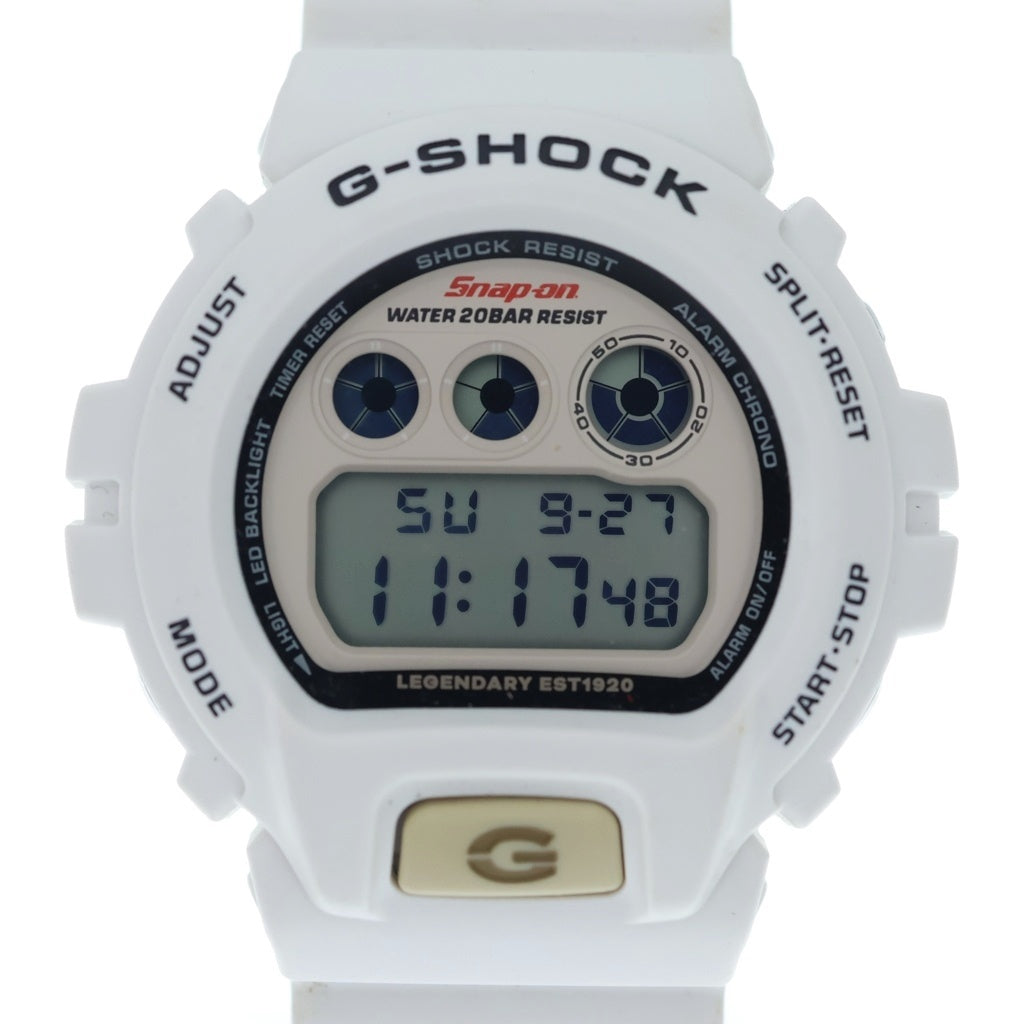 CASIO G-SHOCK(カシオ ジーショック) ×SNAP-ON 105 ANNIVERSARY スナップオン 105周年モデル デジタルウォッチ 腕時計 ホワイト C-MGSA7-306