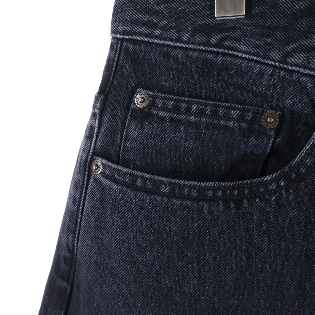 SUPREME(シュプリーム) 26AW Baggy Jean バギージーンズ ジッパーフライ ワイドデニムパンツ ブラック